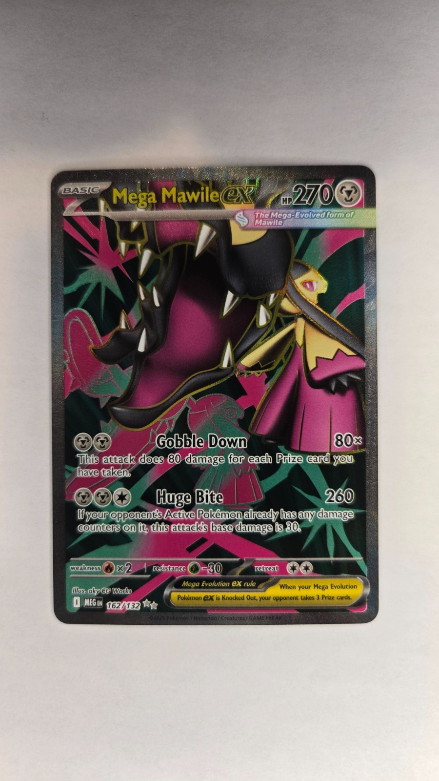 Mega Mawile ex 162/132 UR Mega Evolution NM Pokémon TCG UR