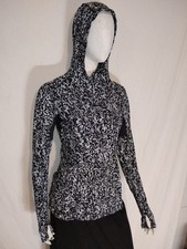 Lululemon Hooded Define Jacket Nulu Urban Block Ice Grey Black color Size 10