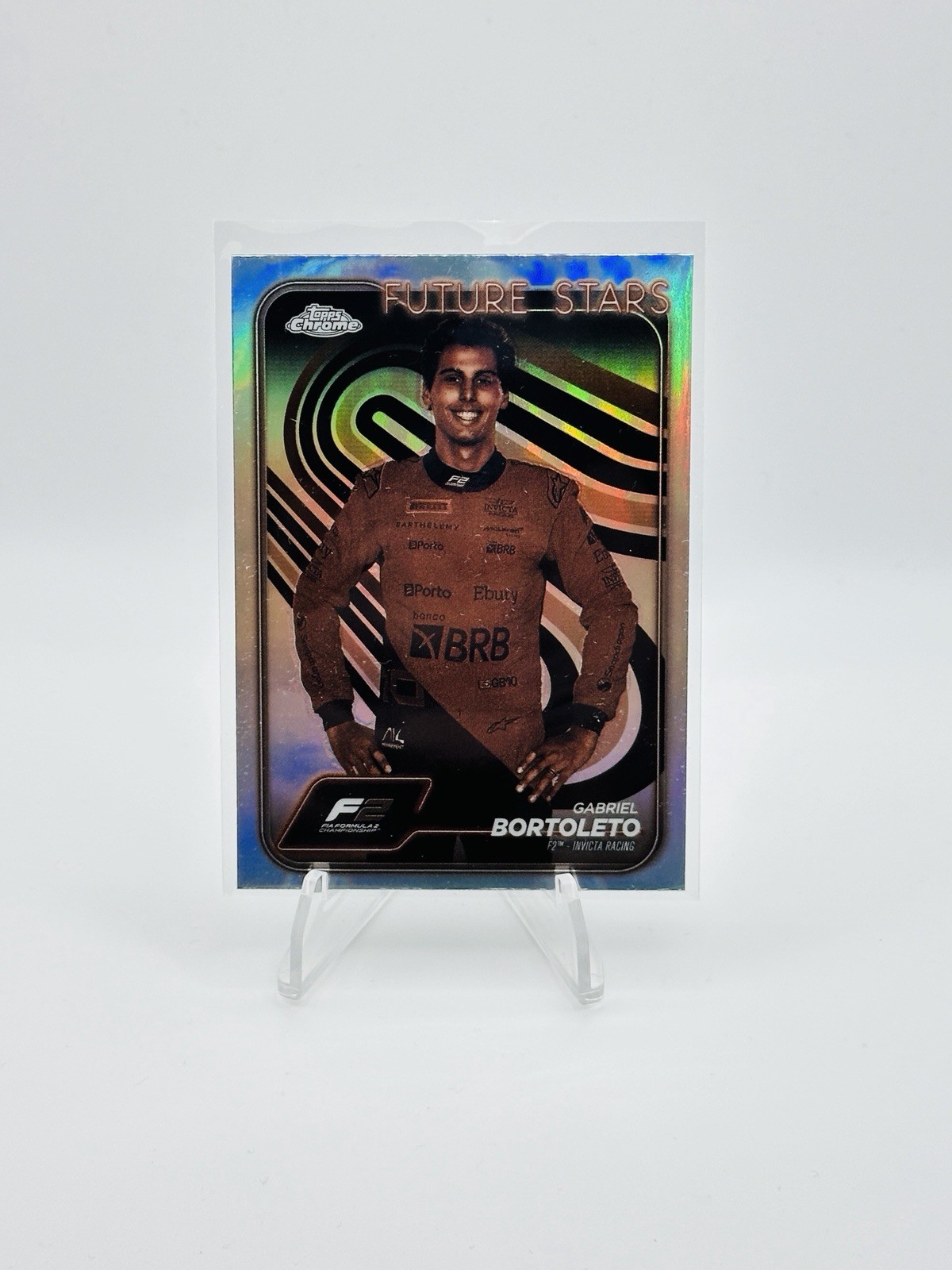 2024 Topps Chrome F1 Formula 1 Gabriel Bortoleto #28 Sepia Refractor