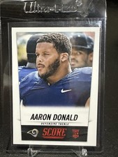 2014 Panini Score Aaron Donald #332 Rookie Card. rookie card picture