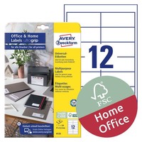 Avery Zweckform® Universal-Etiketten Ultragrip 97 X 42,3 Cm, Weiß, 120 Etiketten