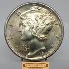 1940-S Mercury Silver Dime, High Grade - #C58447NQ