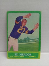 1963 Topps #47 Ed Meador RC VG Cond. Los Angeles Rams
