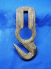 Antique Vintage forged Iron chain Hooks with keyhole slot Heavy Duty SEE — photo 4