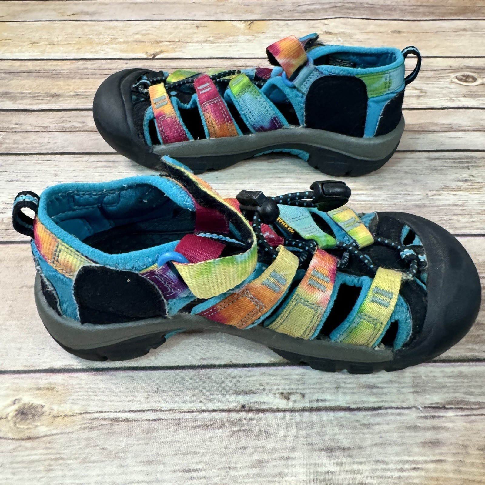 Sandali ibridi colorati robusti Keen Kids Newport H2 12 avventura escursionismo sentiero