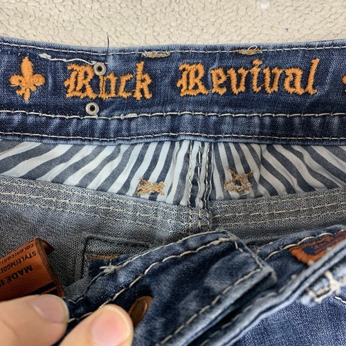 Rock Revival Womens Alanis Boot Cut Jeans Size 28 - Picture 3 of 7