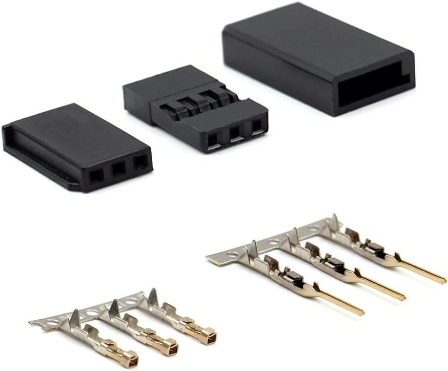 Kit de 30 juegos de conectores servo enchufe hembra para Futaba Hitec Spektrum RC HÁGALO USTED MISMO Foto 4 de 4