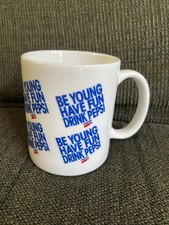 Vintage 1980s Pepsi Logo White Coffee Mug Be Young Have Fun Drink Pepsi Retro