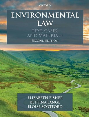 Environmental Law Text, Cases & Materials Elizabeth Fisher (u. a.) Taschenbuch