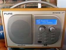 Pure Evoke-1 XT DAB Digital Radio – Retro Wooden Effect – Volume Control Fault
