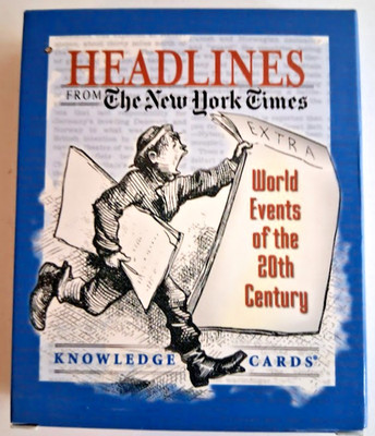 Knowledge Cards Headlines from The New York Times: World Events of 20th Century 