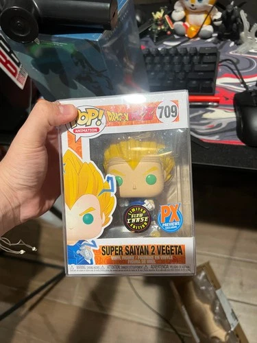 Funko Pop! DBZ - Super Saiyan 2 Vegeta (Glow Chase) PX #709