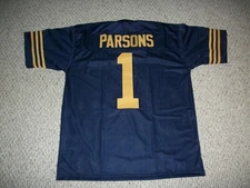 MICAH PARSONS Unsigned Custom Swn New Throwback Green Bay Jersey S-3XL