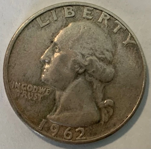 1962 Washington Quarter Silver D (Denver) Uncertified Circulated Ungraded  (A29)