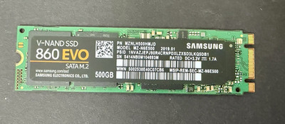 Samsung 860 EVO 500GB M2 V-NAND M.2 SSD 500GB MZ-N6E500 MZ-N6E500bw  tested 100%