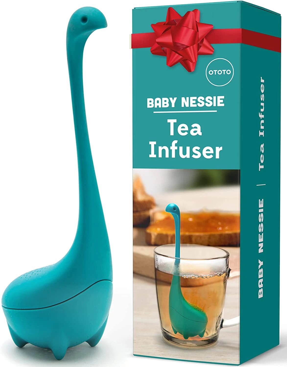 Baby Nessie Loose Leaf Tea Infuser by - Cute Tea Strainer for Cups or Bottles -