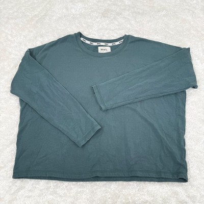 Madewell Women's M Medium Superbrushed Easy going Sweatshirt Comfort MC193