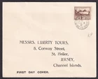 JERSEY German Occupation 1943 1 1/2d SUNNY JERSEY First Day cover FDC