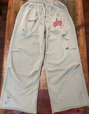 Murd333r.fm Grey Special Ops Sweatpants - Size Medium (100% Authentic) NWT
