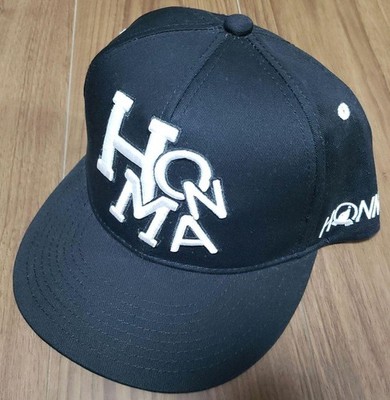 HONMA Golf Cap Black Cotton 57-60cm New Men's Sports Hat