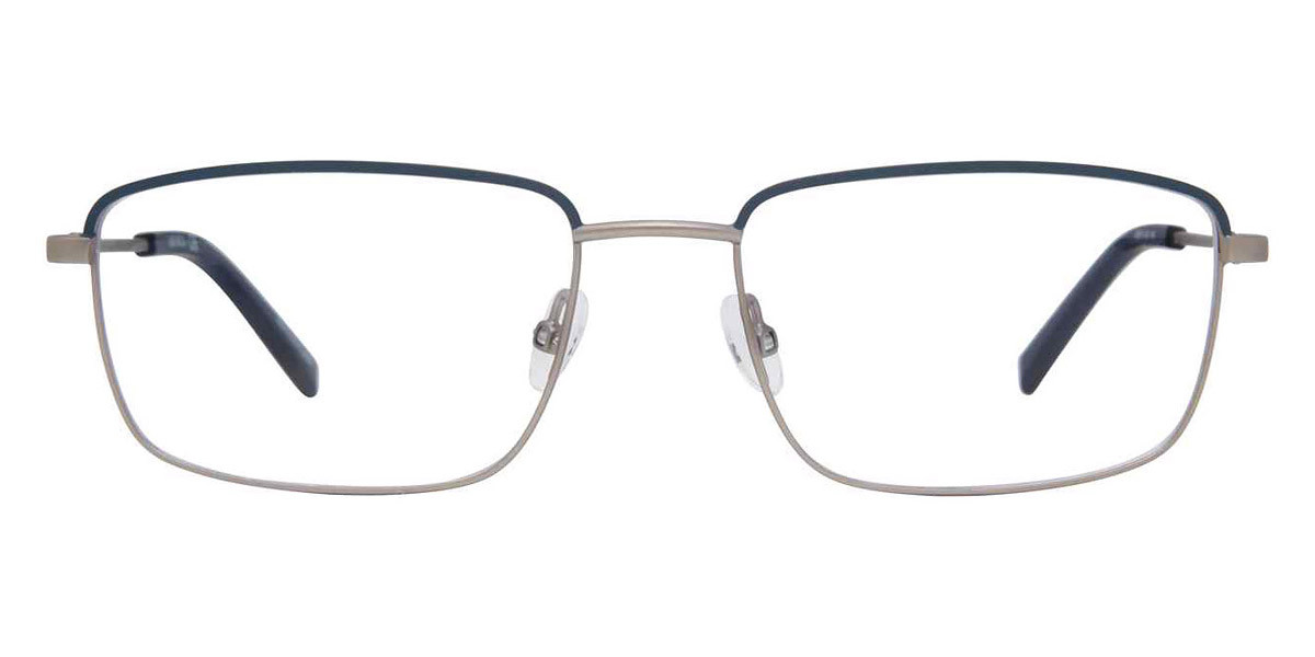 Adensco AD 135 Очки мужские синие рутениевые прямоугольные 55 мм Новые 100% аутентичные