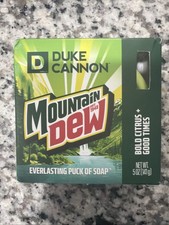 New Limited Mountain Dew Duke Cannon Everlasting Puck of Soap Bar