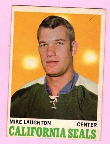 Mike Laughton #74 1970 O-Pee-Chee card