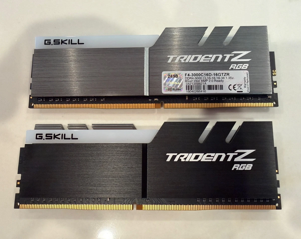 G. SKILL PC4-24000 (DDR4-3000) Bus Speed DDR4 SDRAM Memory (RAM