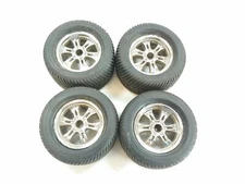 4x Vintage Proline Road Rage 1082 1/8 Monster Truck Tires & 14mm Hex Wheels Used