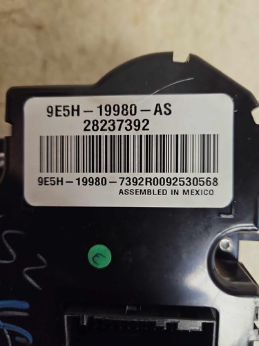 10-12 FORD FUSION Heater AC Control Manual Temp Control W/O Navigation OEM - Picture 4 of 10