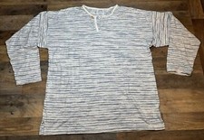 90s VTG ECO SPORT USA Made Striped T Shirt Organic Cotton Ecosport Long Sleeve