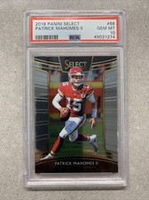 2018 Panini Select #66 Patrick Mahomes II Chiefs PSA 10 GEM MINT 2nd Year!!