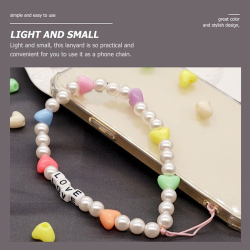 2 Pcs Mobile Phone Chain Miss Charm Strap Lanyard for Cell - 第 4/10 張圖片