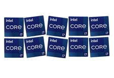10 PCS Sticker for CORE i7 11th GEN Skylake Logo Decal 18mm x 18mm generation