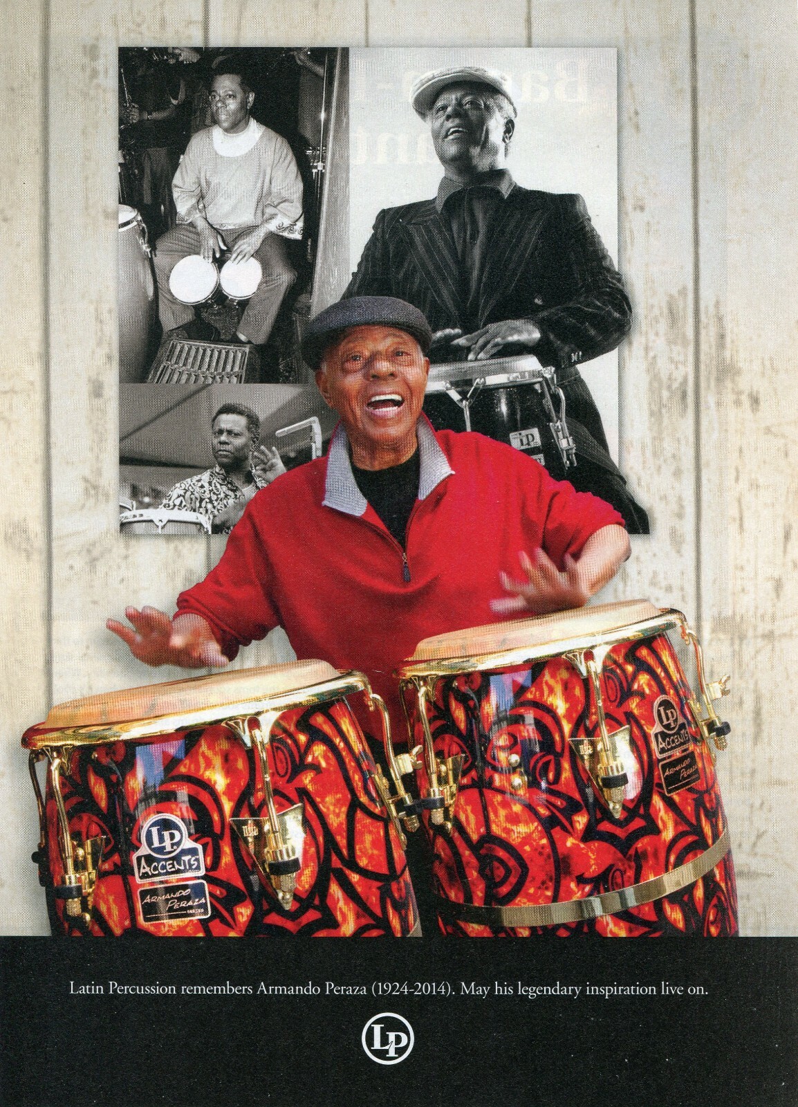 2014 Print Ad of LP Latin Percussion Accents Congas Tribute to Armando Peraza eBay