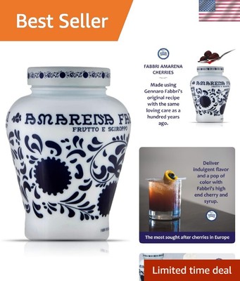 21 Oz Iconic Amarena Cherries - Authentic Italian Delight for Upscale Cocktails