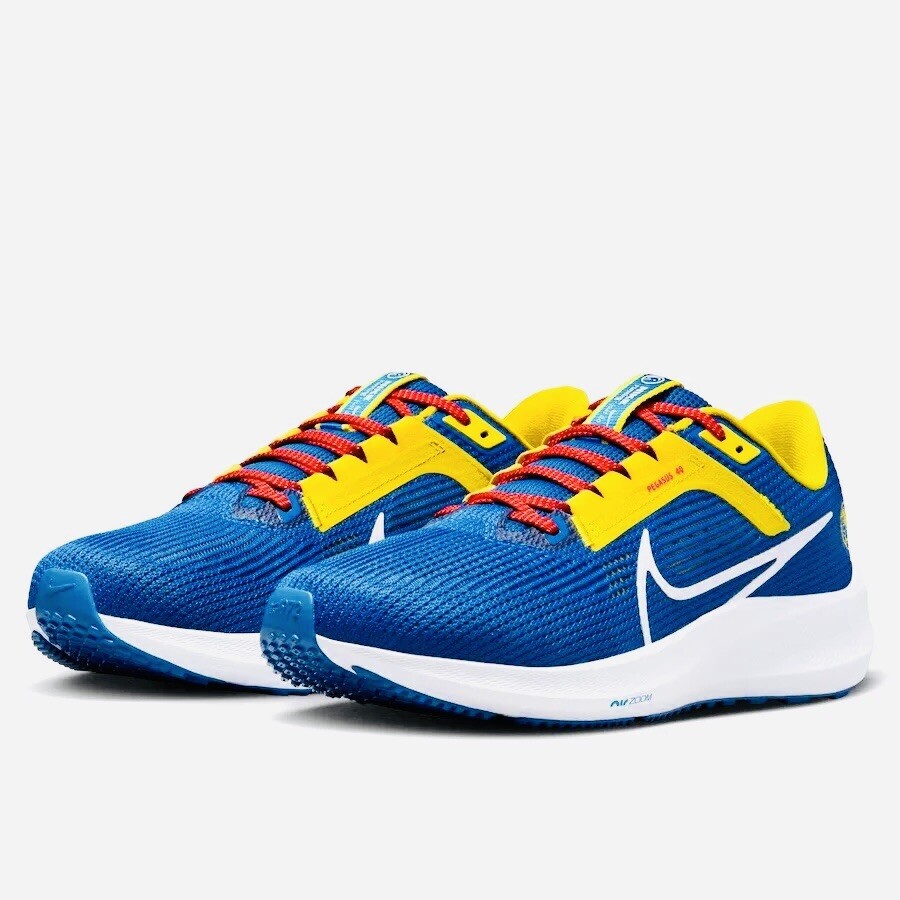 NIKE AIR ZOOM PEGASUS 40 CLUB AMERICA BLUE JAY YELLOW RED