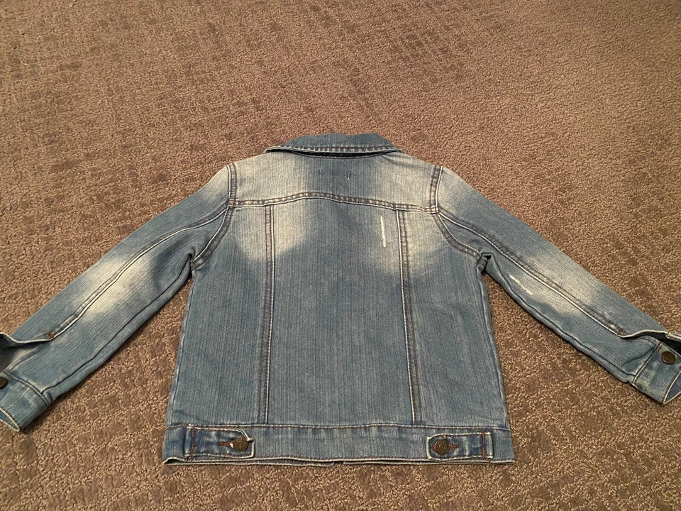 Chaqueta vaquera azul denim Epic Threads con botones talla 6 para niñas Foto 2 de 4