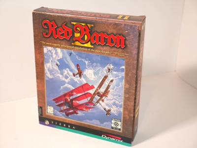 RED BARON II 2 *BRAND NEW* PC BIG BOX GAME SEALED 1997 SIERRA/DYNAMIX FLIGHT SIM