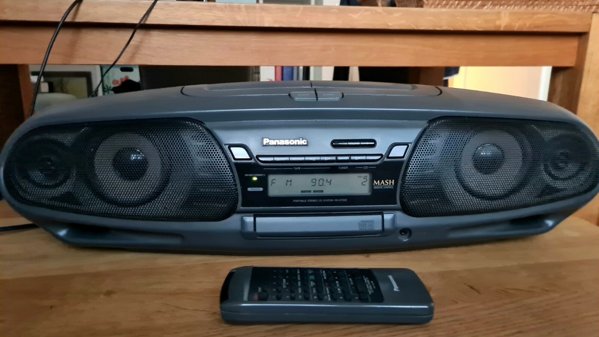 Panasonic RX-DT505 VINTAGE BOOMBOX mit FERNBEDIENUNG SELTENES