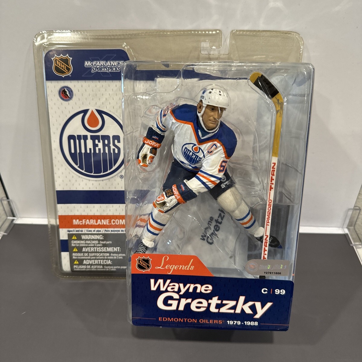 2004 WAYNE GRETZKY MCFARLANE SPORTSPICKS OILERS NHL LEGENDS SERIES