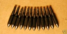 12 New Screw-in Bullet Points 130 gr 9/32" -3D or Target -1813, 1816, 1913, 1916