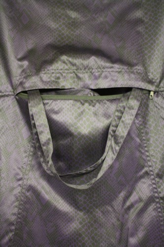 Larry Levine Mantel Jacke gefüttert 1X 3X lila Sport Regenmantel wasserabweisend Tasche - Bild 6 von 12