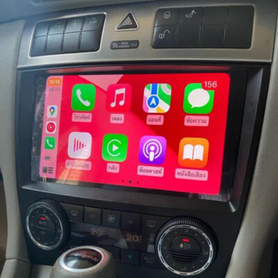 Carplay GPS NAVI Car Radio Stereo For Mercedes Benz C Class W203 CLK W209 4+64GB