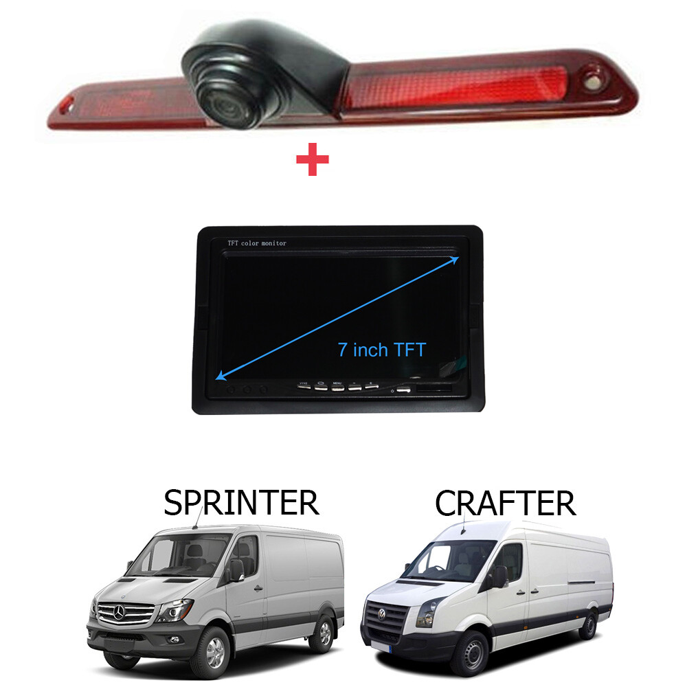 7 Inch Monitor Achteruitrijcamera Voor Achteruitrijcamera Voor Mercedes Sprinter Vw
