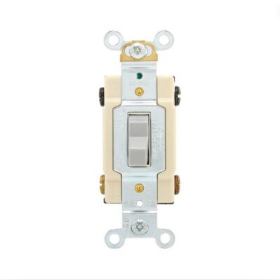 Eaton Gray 4-Way Commercial Toggle Wall Light Switch 20A 120/277V Bulk CSB420GY