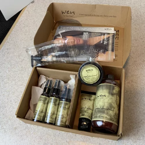Wen Hair Care Chaz Dean Sweet Almond Mint Lot Of 7 New In Box Manufacture Sealed