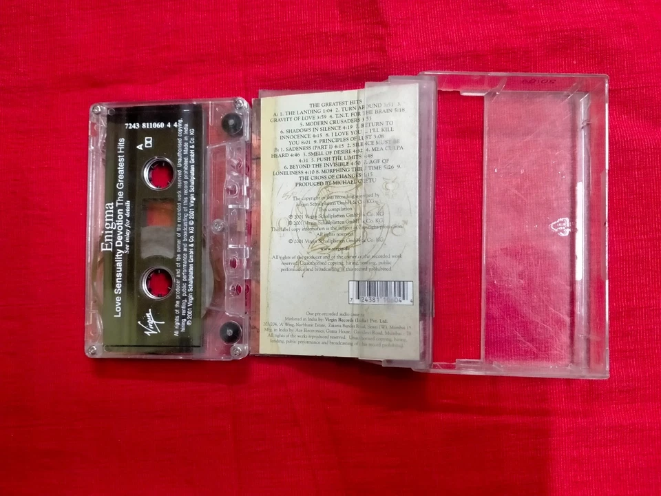 ENIGMA LOVE SENSUALITY DEVOTION CASSETTE INDIA Nov 2003 - Imagem 4 de 4