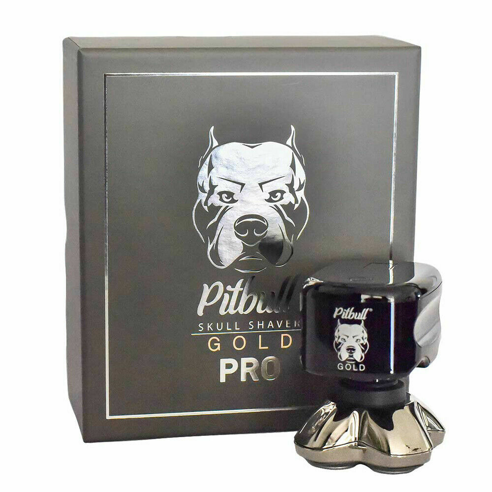 Skull Shaver Pitbull Gold PRO Head and Face Shaver for Men, Men