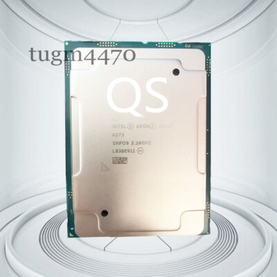 INTEL Gold 6273 QS CPU 2.2G 26 core 52 thread lga-3647 CPU Processor